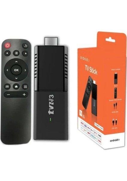 Fts Tvr3 Tv Stick 1080P 4K Android 12.1 + 16GB Wifi Akıllı Medya Oynatıcı Tv Stick fiyatları