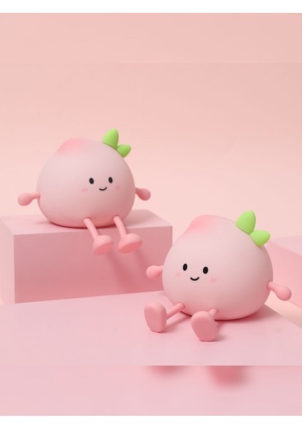 Çocuklar Için Gece Lambası, Sevimli Şeftali Şarj Edilebilir Dokunmatik LED Kısılabilir Masa Lambası fiyatları