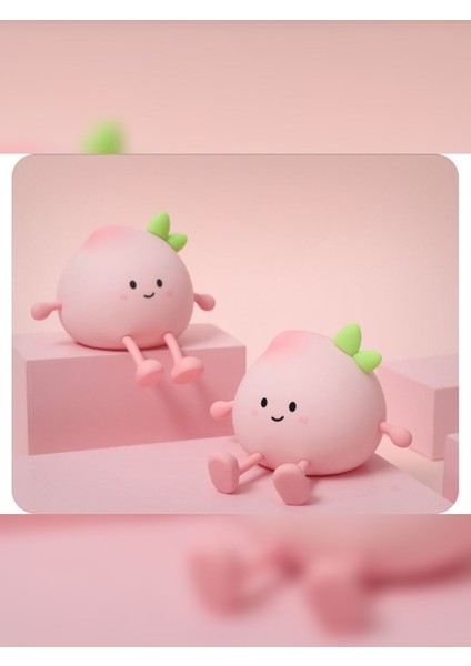 Çocuklar Için Gece Lambası, Sevimli Şeftali Şarj Edilebilir Dokunmatik LED Kısılabilir Masa Lambası modelleri