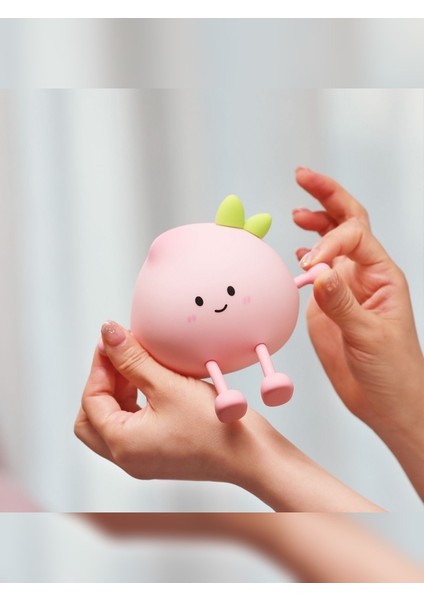 Çocuklar Için Gece Lambası, Sevimli Şeftali Şarj Edilebilir Dokunmatik LED Kısılabilir Masa Lambası fırsatları