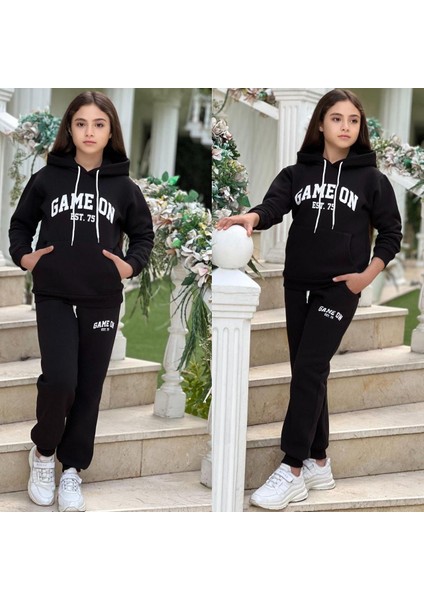 3 Ip Şardonlu Kışlık 2'li Alt Üst Takım - Bayramlık