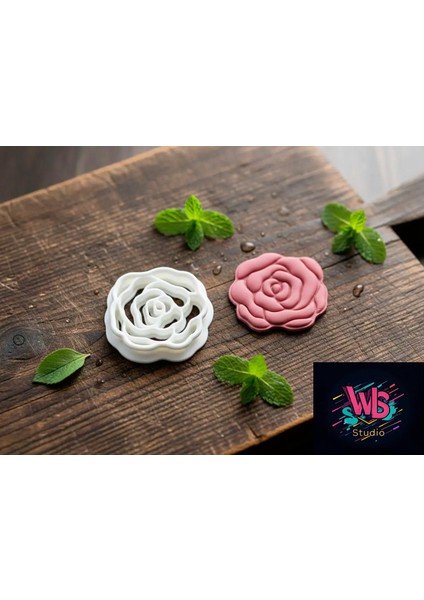 Gül Kurabiye Kalıbı ve Şeker Hamuru Şekillendirici