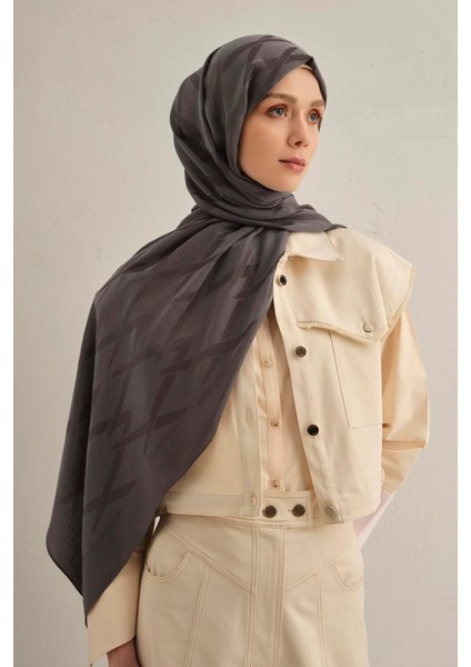 Lyocell Naia Zikzak Desen Şal 1 18