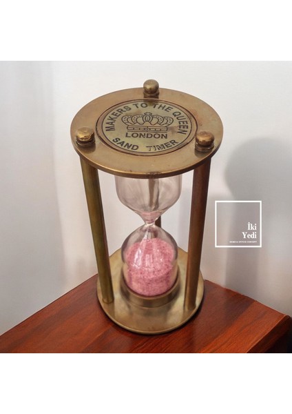 Mq-London Pirinç Eskitme 3 Dakika Kum Saati, Küçük Boy Antika Obje, Ofis Masaüstü Hediyelik fiyatları