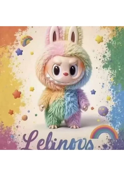 Labubu Anahtarlık Sürpriz Kutulu 4. Nesil Yeni Tarz Renkli Popmart Labubu Peluş Oyuncak Çanta Charmı