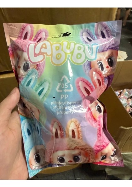 Labubu Anahtarlık Sürpriz Kutulu 4. Nesil Yeni Tarz Renkli Popmart Labubu Peluş Oyuncak Çanta Charmı fırsatları