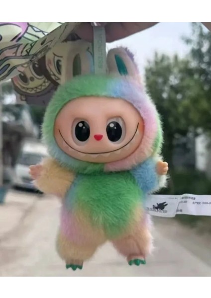 Labubu Anahtarlık Sürpriz Kutulu 4. Nesil Yeni Tarz Renkli Popmart Labubu Peluş Oyuncak Çanta Charmı