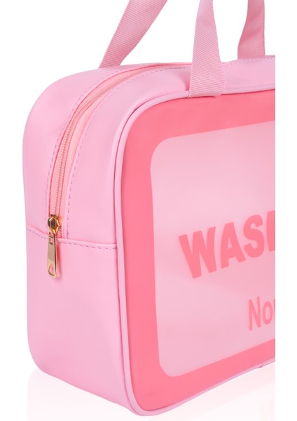 Şeffaf Seyahat Makyaj Çantası3’lü Set - Kozmetik ve Makyaj Çantası Büyük Boy Washbag Siyah