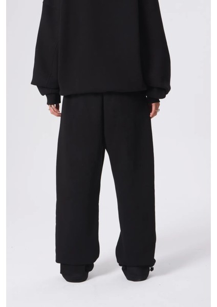 Kışlık Kalın Paçası Ayarlanabilir Oversize Baggy Büyük Beden Eşofman Altı indirimleri