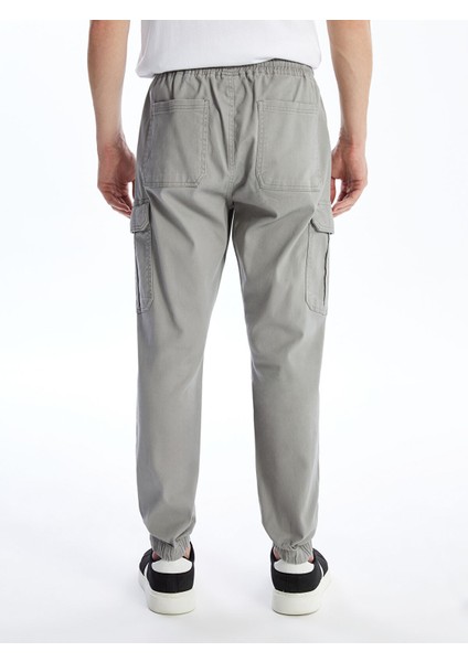 Yeni Sezon Standart Kalıp Gabardin Erkek Kargo Pantolon fırsatları