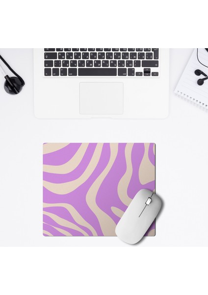 Dalgalı Renkli Mousepad / Ofis Hediyelik Mousepad
