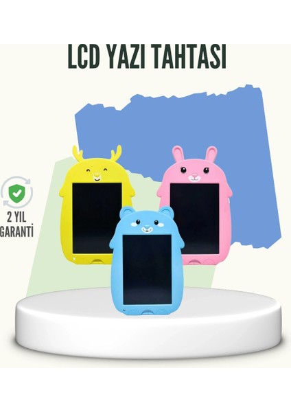 Çocuklar Için LCD Yazı Tableti | Kilitli ve Göz Yormayan Ekran