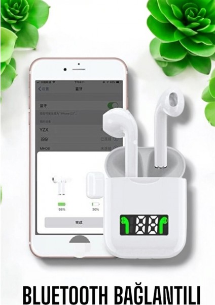 Kablosuz Müzik Keyfi Sunan LED Şarjlı Tws Bluetooth Kulaklık fırsatları