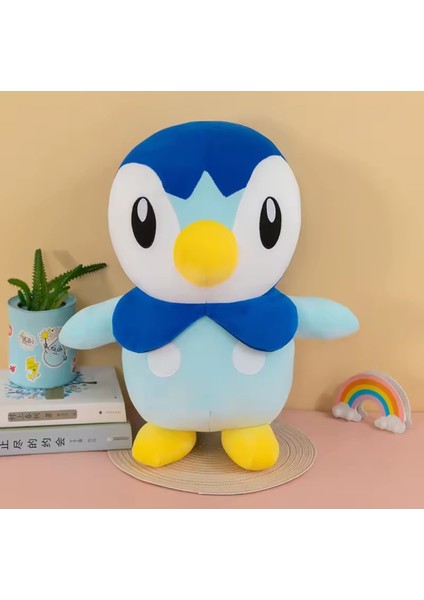 Piplup Peluş Oyuncak Pokemon Peluş Oyuncak Pokemon Piplup Penguen Peluş Oyuncak 40CM Büyük Boy