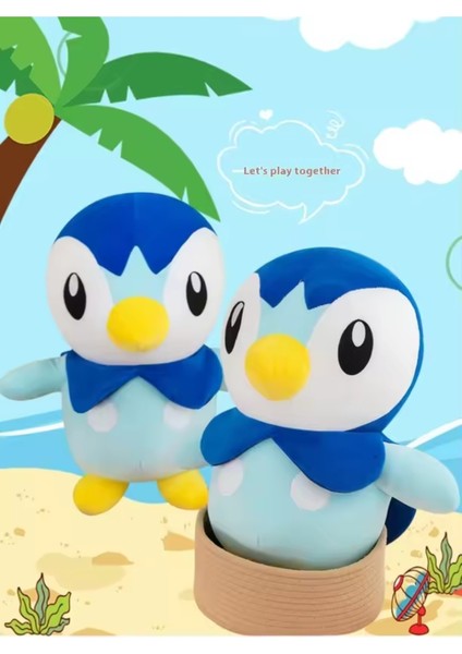 Piplup Peluş Oyuncak Pokemon Peluş Oyuncak Pokemon Piplup Penguen Peluş Oyuncak 40CM Büyük Boy fiyatları