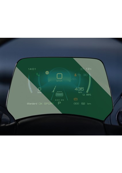 Byd Atto 3 (2024-2025) Uyumlu Multimedya 15.6" ve Gösterge 5" Çift Set 9h Nano Ekran Koruyucu modelleri