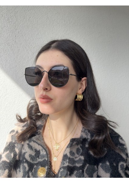 Cat Eye Siyah Güneş Gözlüğü