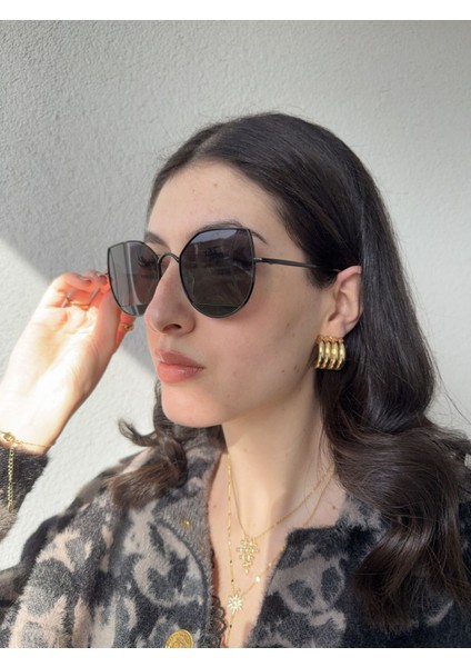 Cat Eye Siyah Güneş Gözlüğü fiyatları