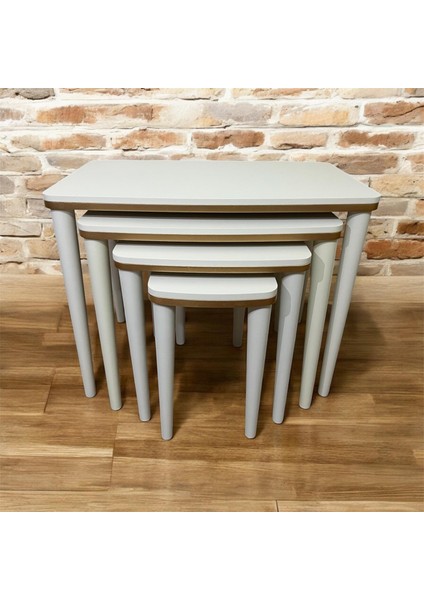 Zova Home alin 4lü Zigon Sehpa Lüx