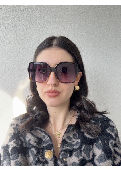 Cat Eye Leopar Desen Güneş Gözlüğü modelleri