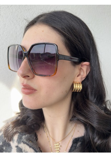 Cat Eye Leopar Desen Güneş Gözlüğü indirimleri