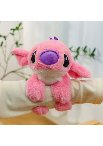 Lilo Pembe Stitch Pelış Oyuncak Kola Takılabilir 20CM Yumuşak Stich Peluş Kolluk