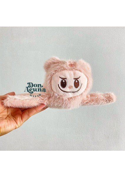 Labubu Peluş Oyuncak Kola Takılan Model Komple Peluş Rasgele Renk Bileklik modelleri