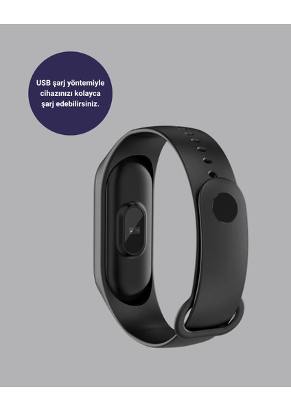 Bluetooth Akıllı Bileklik Spor Modlu Kalp Atış Takipli Uyku Analizli modelleri