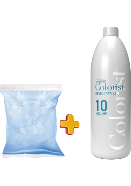 2'li Paket Set Mavi 500 gr + 1000 ml Oksidan 10 Volum