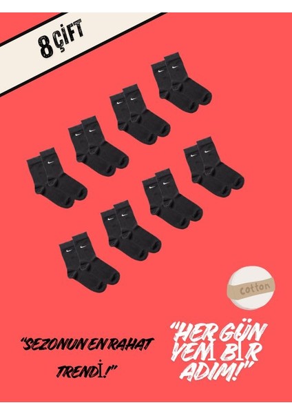 Socks 8li Kolej Çorap