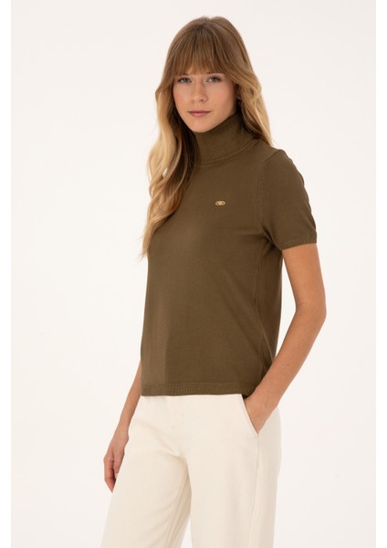 Kadın Haki Kazak /triko 50314835-VR027 modelleri