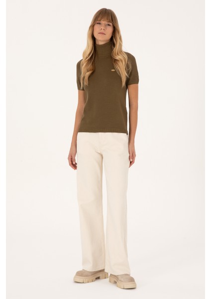 Kadın Haki Kazak /triko 50314835-VR027 fırsatları