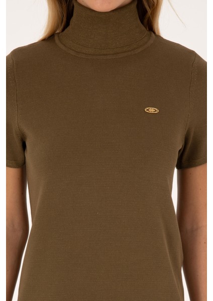 Kadın Haki Kazak /triko 50314835-VR027