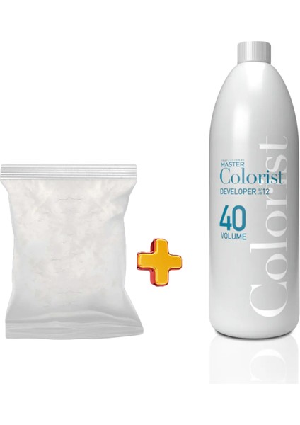 2'li Paket Set Beyaz 500 gr + 1000 ml Oksidan 40 Volum