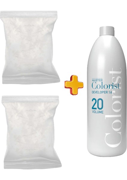 3'lü Paket Set Beyaz Oryal 2X500 gr + 1000 ml Oksidan 20 Volum