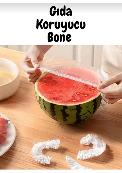 Gıda Koruyucu Bone 200 Adet | Esnek Lastikli Gıda Saklama Kapağı | Tekrar Kullanılabilir Kapak Seti modelleri