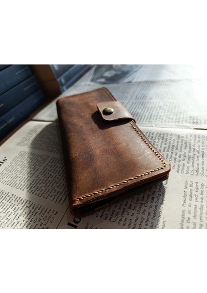 Kesimden Dikime Tamamen El Emeği Gerçek Deri Cüzdan 12 Kart 2 Bölme Alanı (19.4cm*8,5cm) Nul7 fiyatları