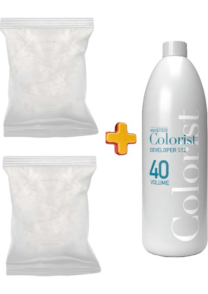 3'lü Paket Set Beyaz Oryal 2X500 gr + 1000 ml Oksidan 40 Volum