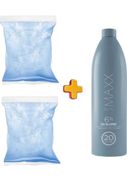 3'lü Paket Set Mavi Oryal 2X500 gr + 1000 ml Oksidan 20 Volum