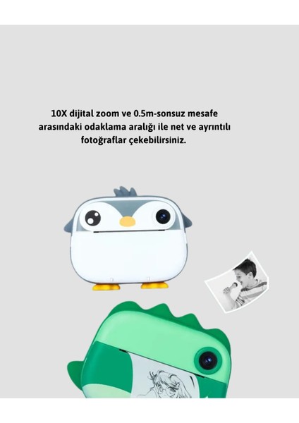 12 Özel Efektli ve Self-Timer Fonksiyonlu Baskı Kamera indirimleri