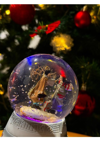 Sevgili Aşıklar Temalı Kar Küresi Müzikli Işıklı Kar Küresi modelleri