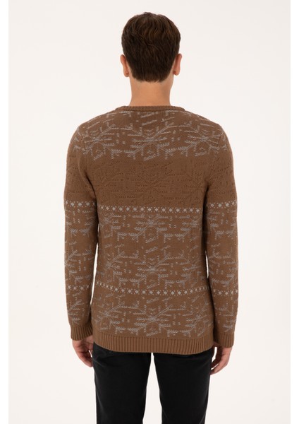 Erkek Kahverengi Kazak /triko 50308237-VR029 indirimleri