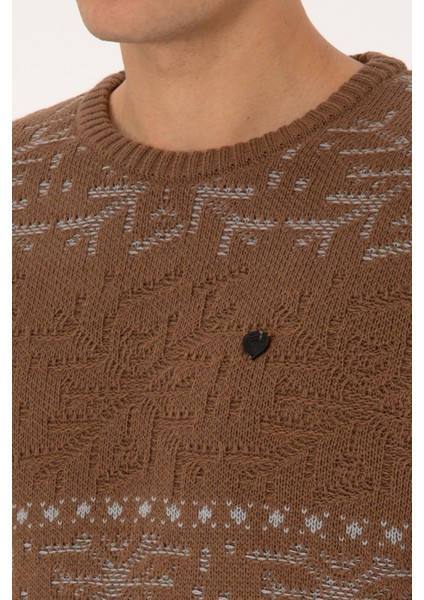 Erkek Kahverengi Kazak /triko 50308237-VR029