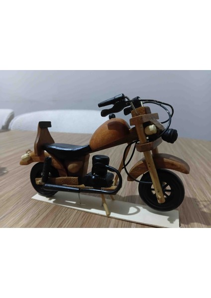 Retro Ahşap Vintage Motosiklet Biblo 3 Lü Set fiyatları