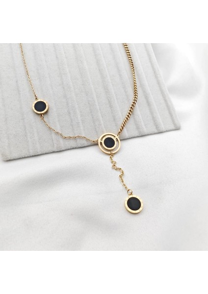 Kararmaz Y Sayı Çelik Kolye