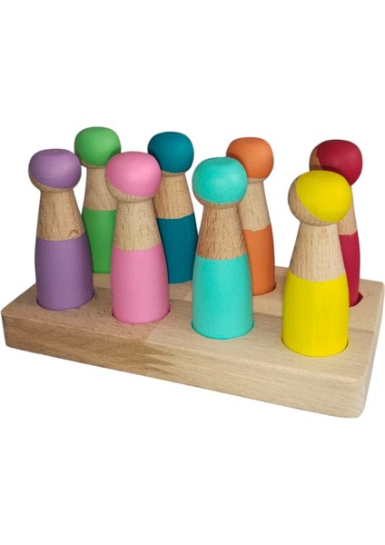 Waldorf 8 Li Peg Bebek Renk Eşleştirme Seti fiyatları