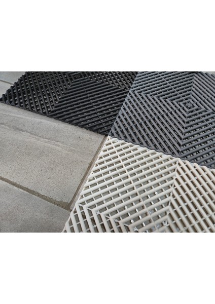 Profesyonel Geçmeli Zemin Karo 40X40 cm | Oto Yıkama Detailing Garaj Tamirhane Zemin Kaplaması (7 Adet) modelleri