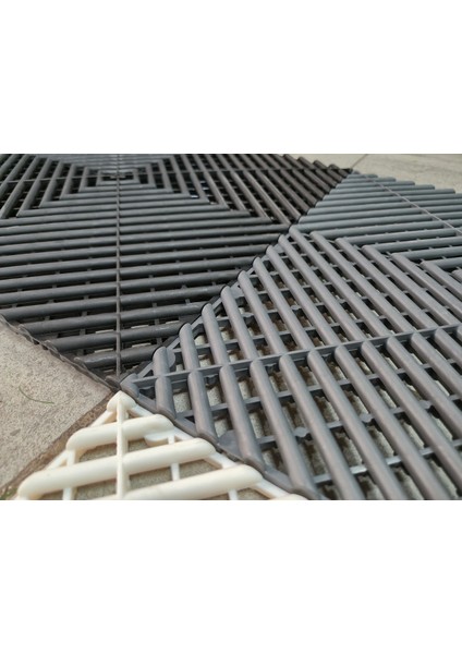 Profesyonel Geçmeli Zemin Karo 40X40 cm | Oto Yıkama Detailing Garaj Tamirhane Zemin Kaplaması (7 Adet) fırsatları