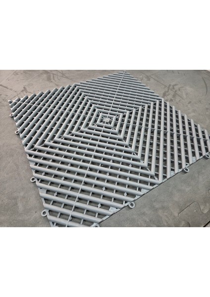 Profesyonel Geçmeli Zemin Karo 40X40 cm | Oto Yıkama Detailing Garaj Tamirhane Zemin Kaplaması (7 Adet)