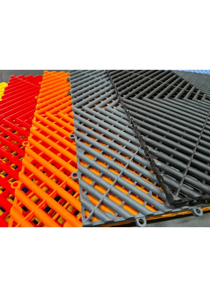 Profesyonel Geçmeli Zemin Karo 40X40 cm | Oto Yıkama Detailing Garaj Tamirhane Zemin Kaplaması (7 Adet) fiyatları